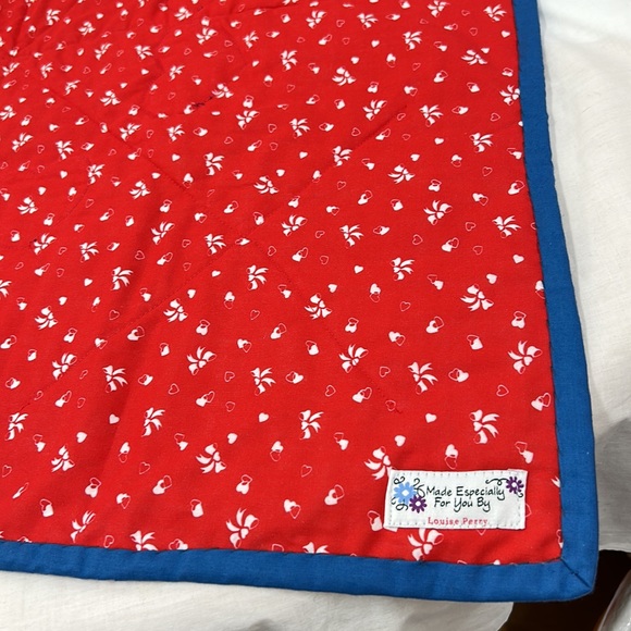 Handmade Appliqué Choo Choo Train Baby / Lap Quilt ~ 38” x 27” - Picture 3 of 12